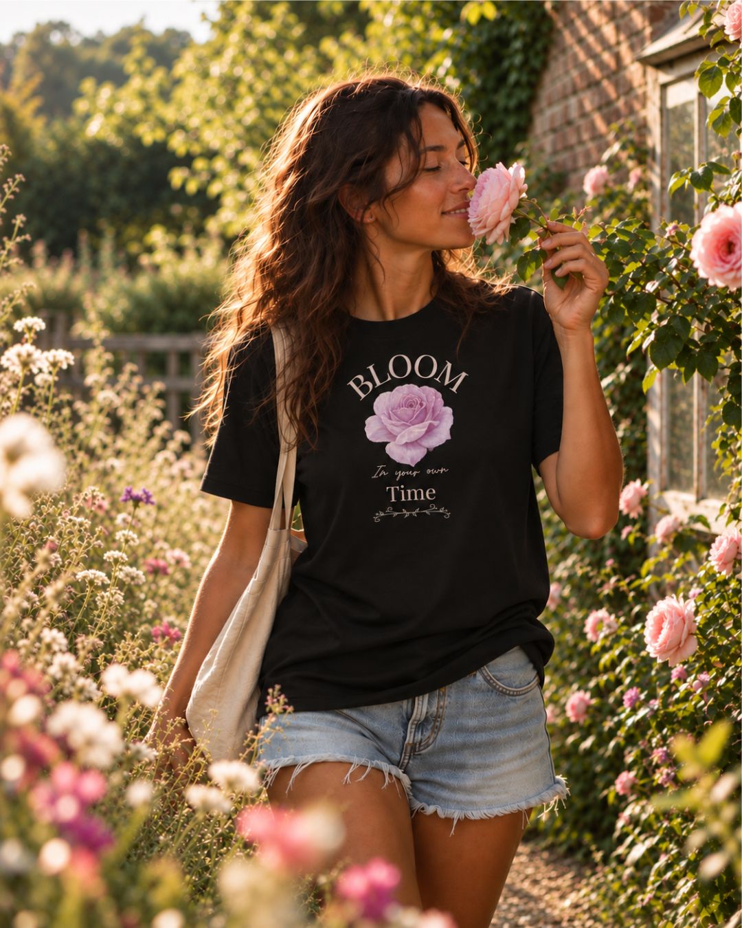 Bloom~ Oversize Organic Cotton Wildlife T Shirt