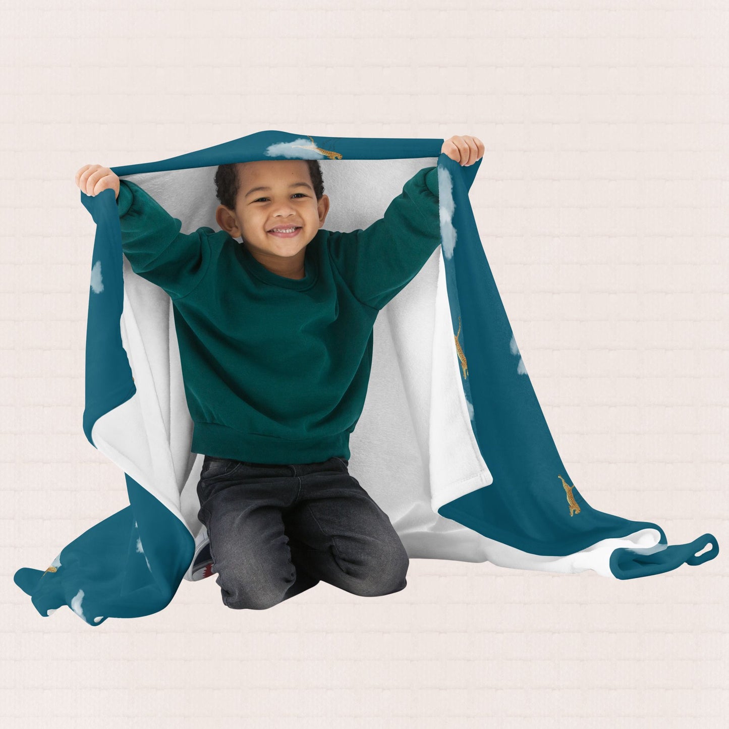 Turquoise Hypoallergenic Throw Blanket