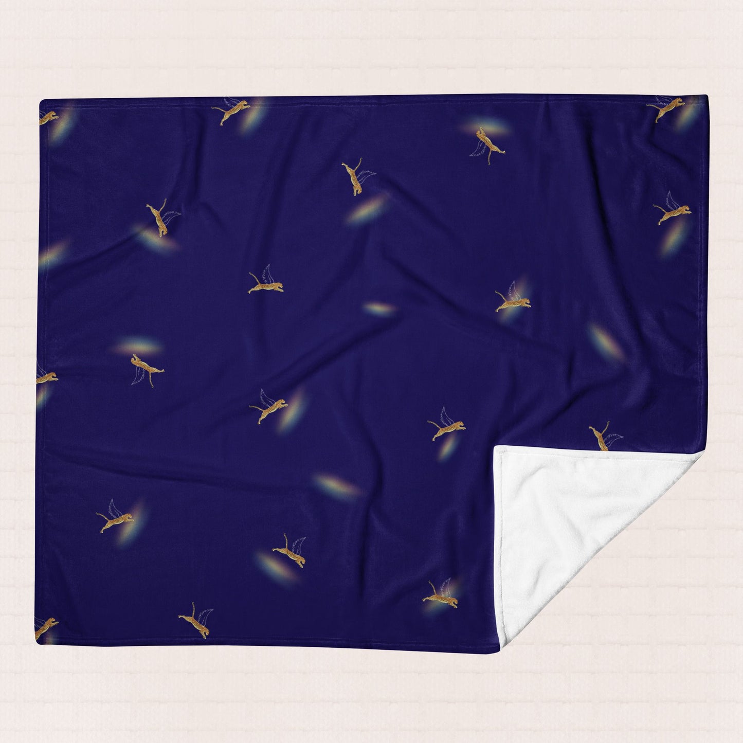 Navy Hypoallergenic Throw Blanket