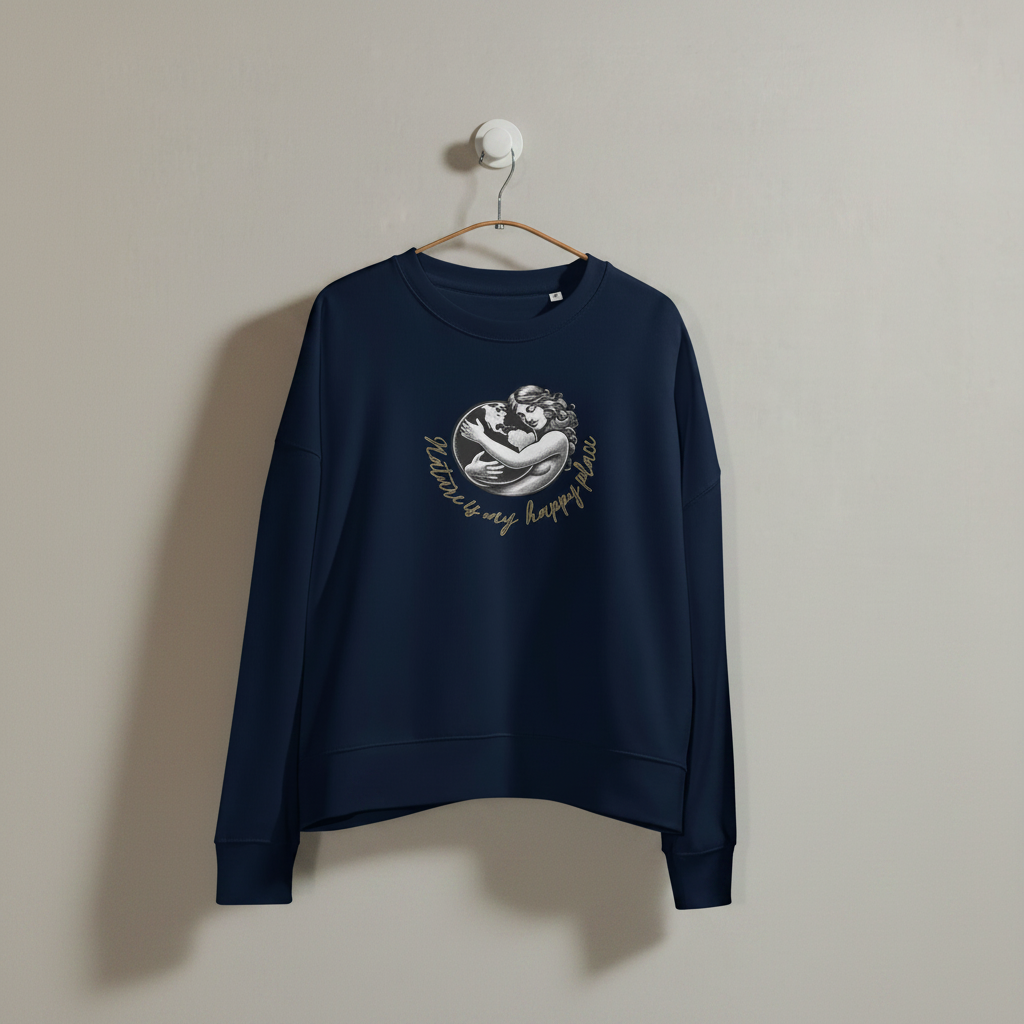 Mother Nature~ Women’s Organic Cotton Wildlife Sweatshirt