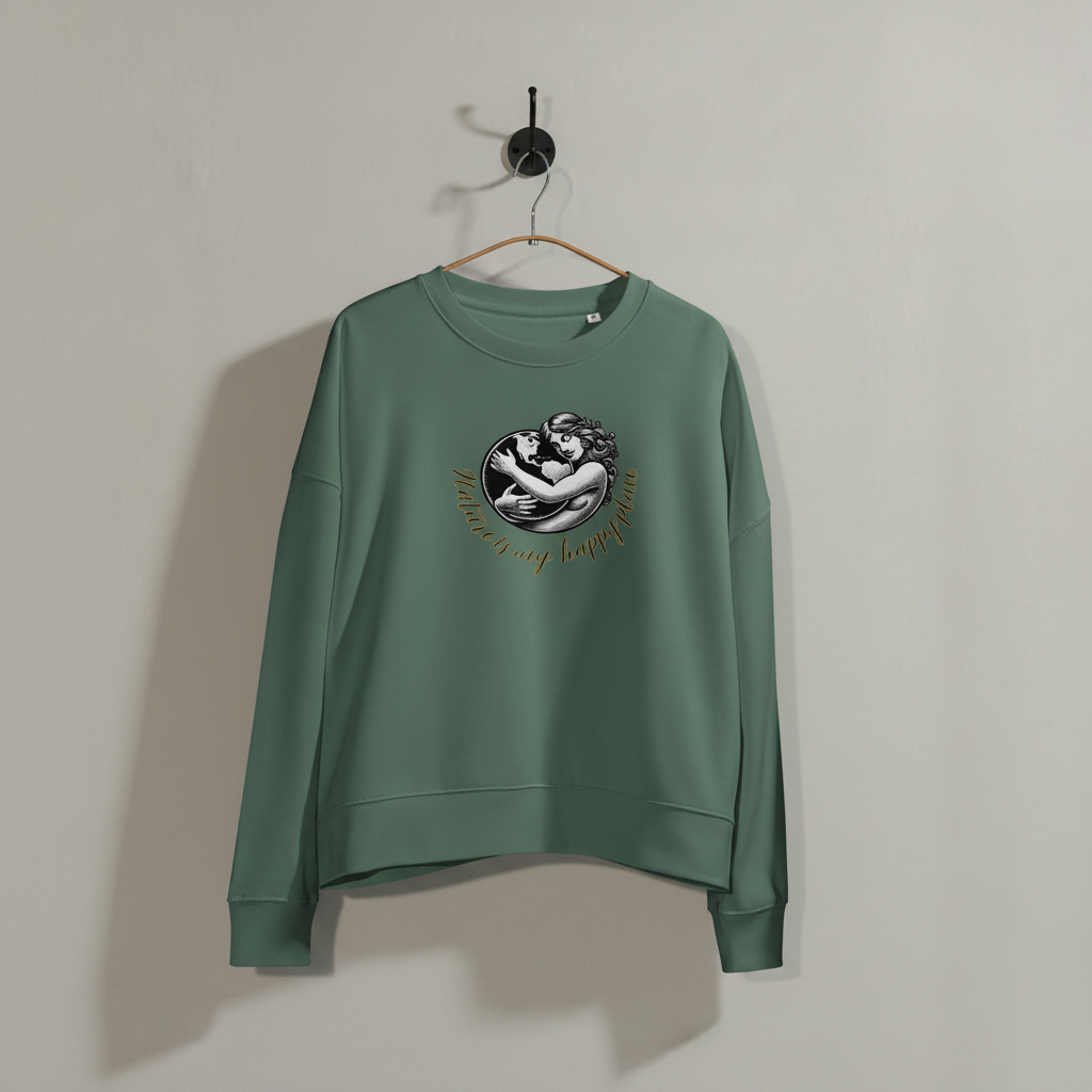 Mother Nature~ Women’s Organic Cotton Wildlife Sweatshirt
