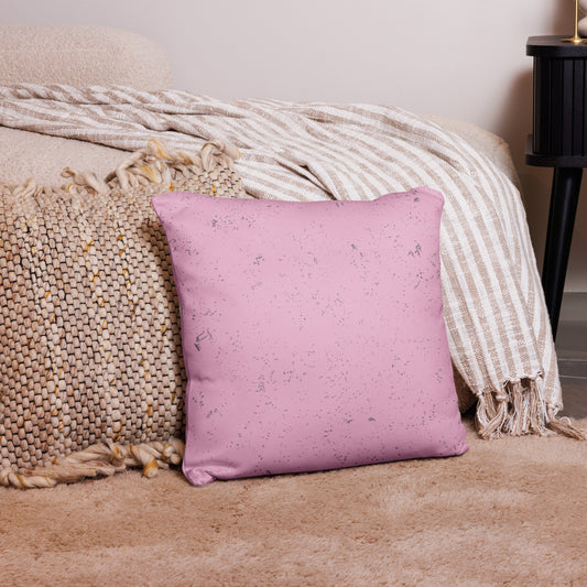 Pink Cheetah Cub~ Wildlife Pillow Case back