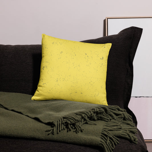 Yellow Cheetah Cub~ Wildlife Pillow Case back